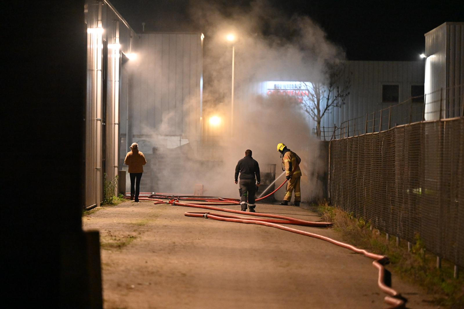 Brand bij Timmerfabriek Zwaagdijk-Oost