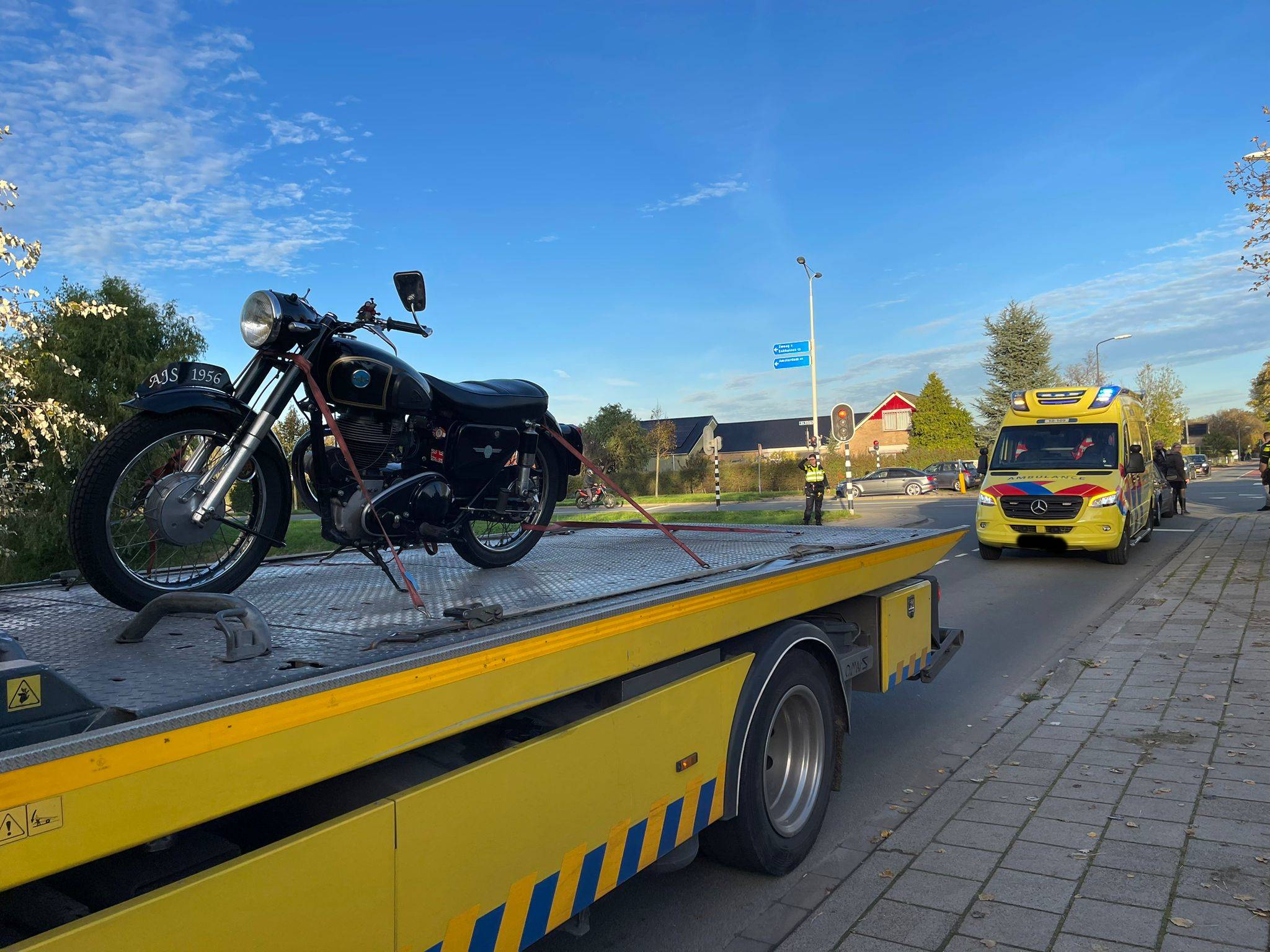 Motorrijder gewond in Blokker
