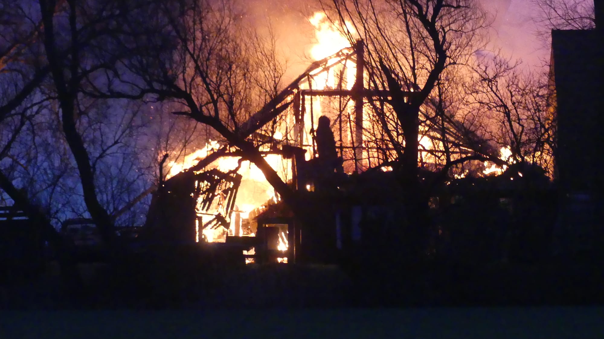 Grote brand in Barsingerhorn