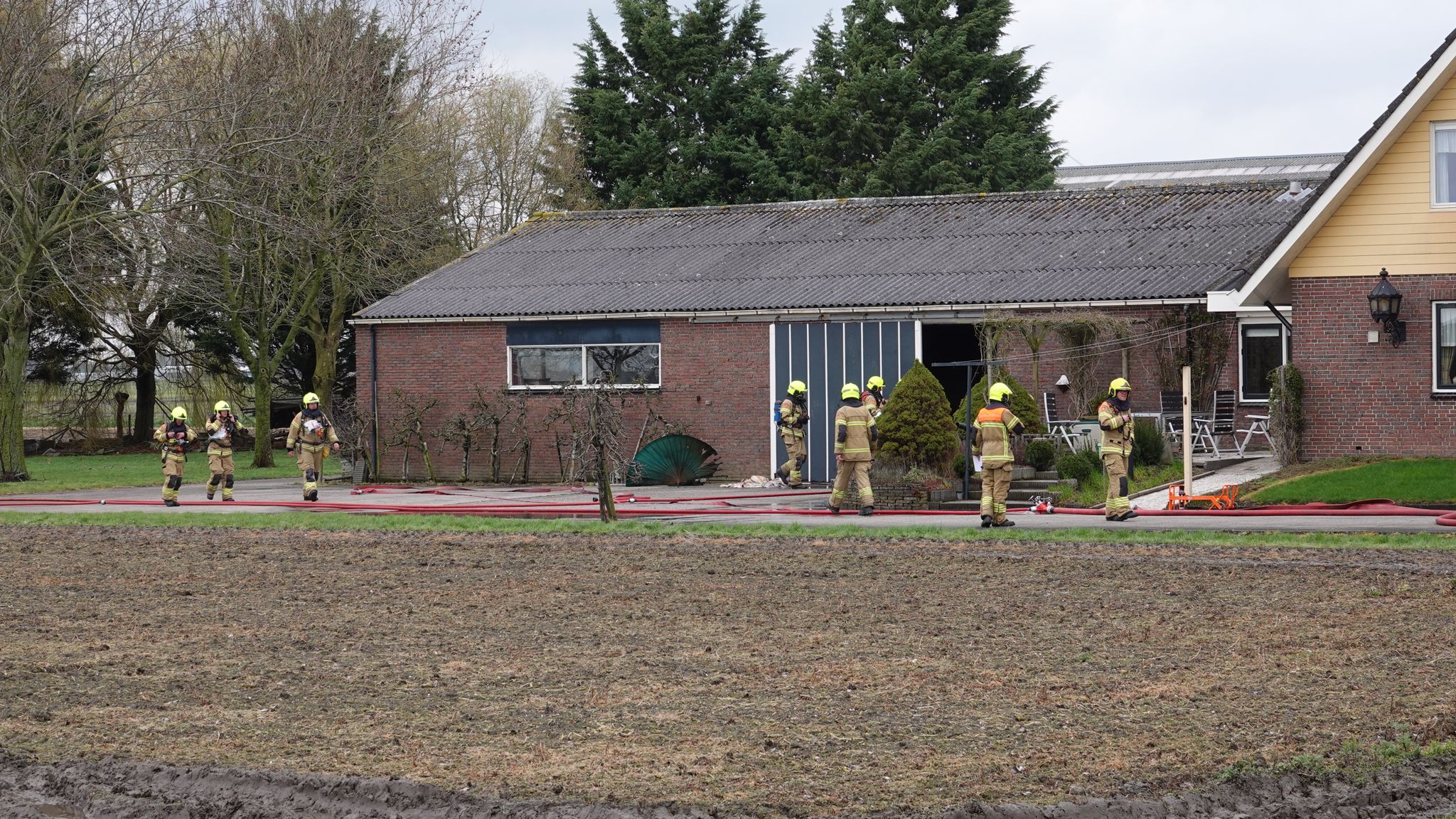 Brand in Westwoud