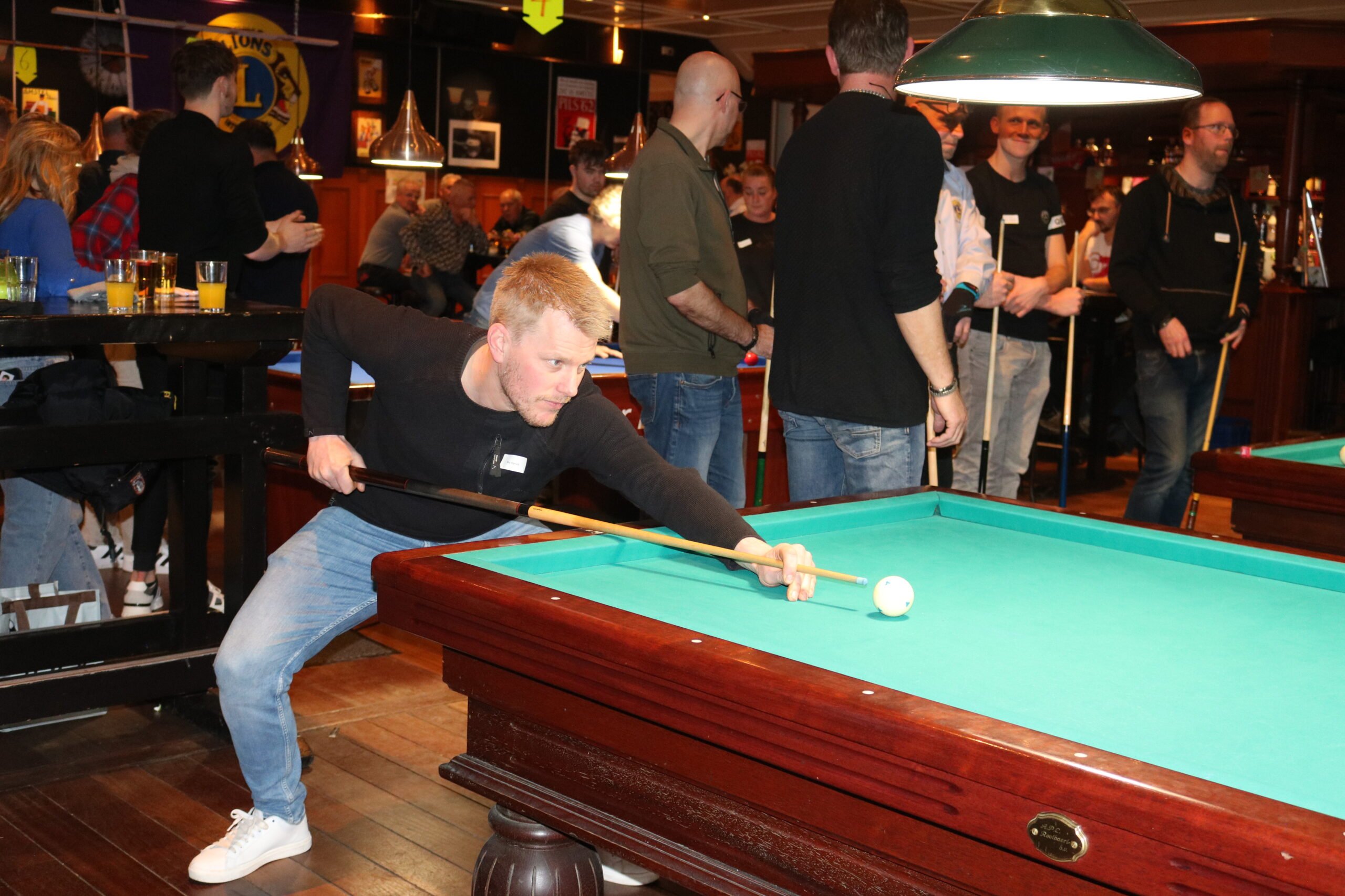 Lions biljartclinic groot succes