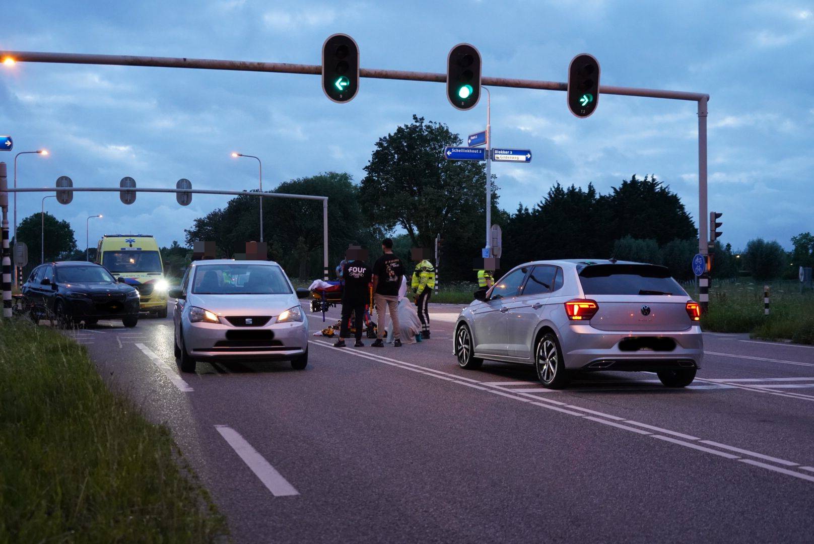 Fietser aangereden in Schellinkhout
