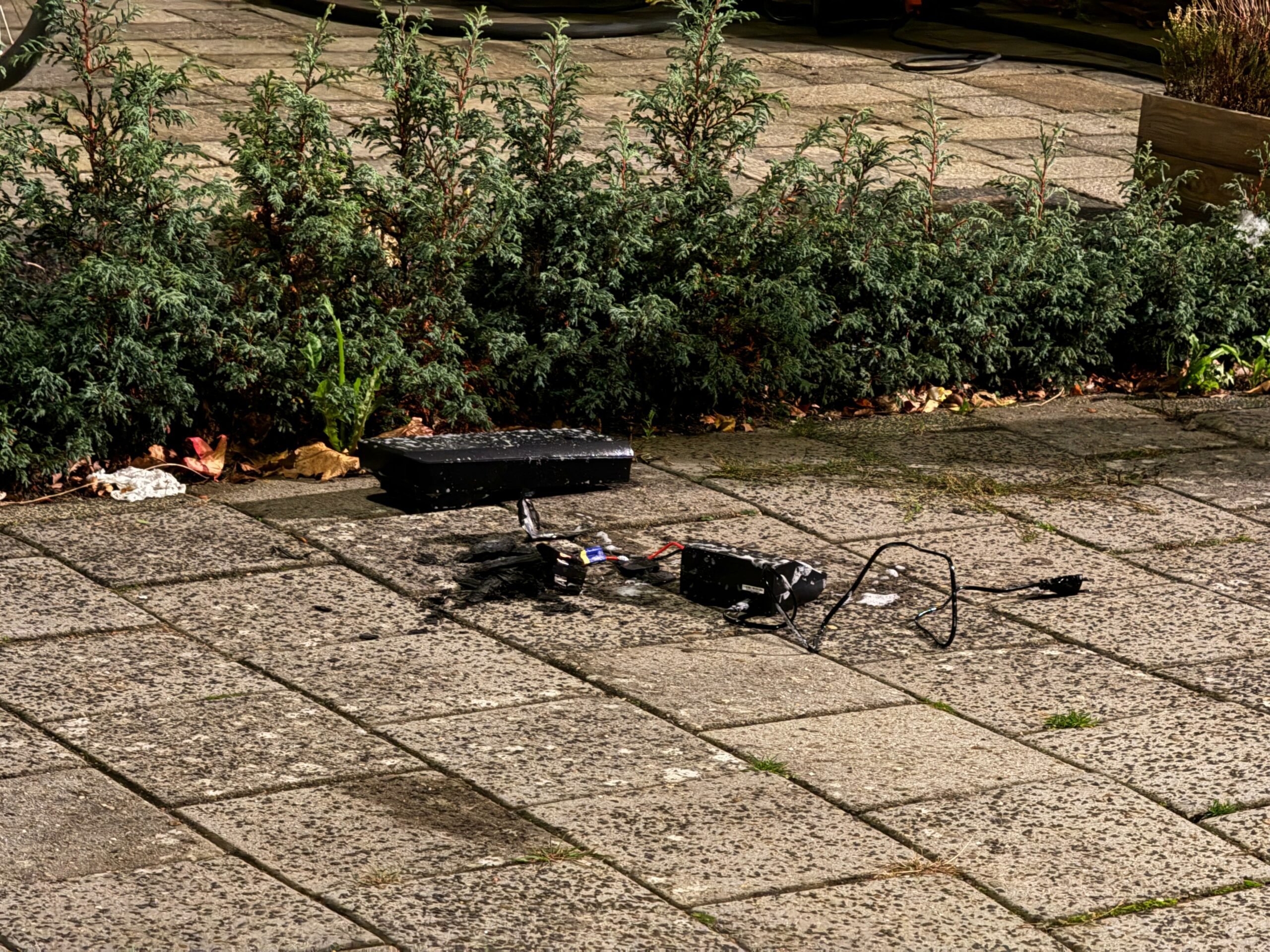 Schade na fiets accubrand in Zwaag