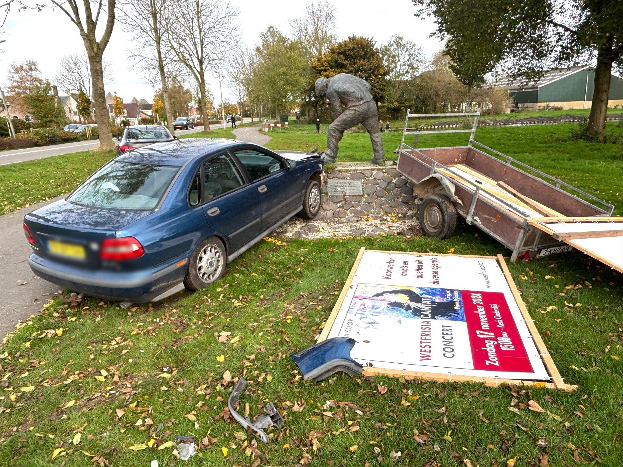 Automobilist onder invloed veroorzaakt ongeluk bij Zeedijk in Onderdijk