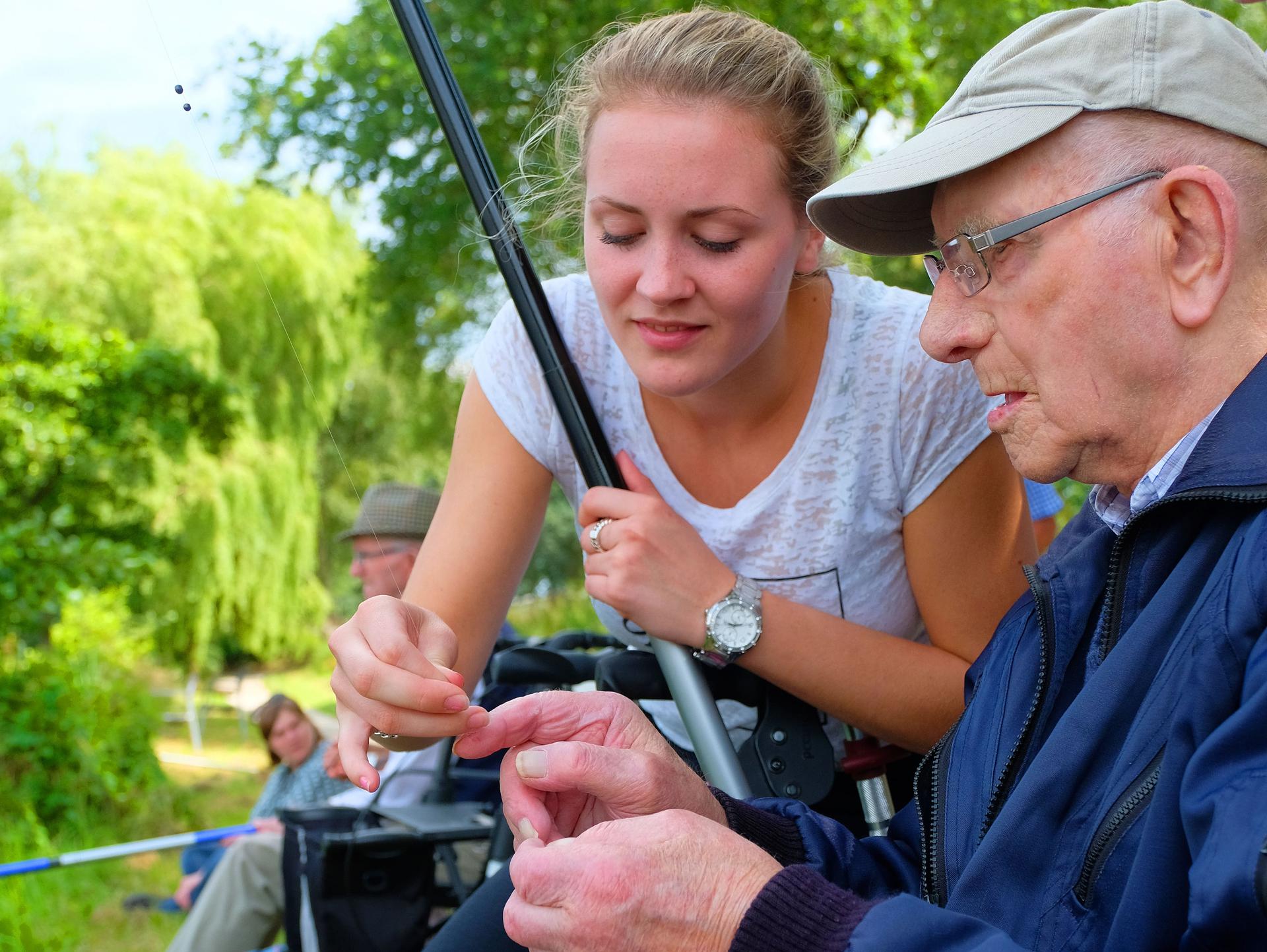 Samen vissen met cliënten van Het Noorderlandhuis