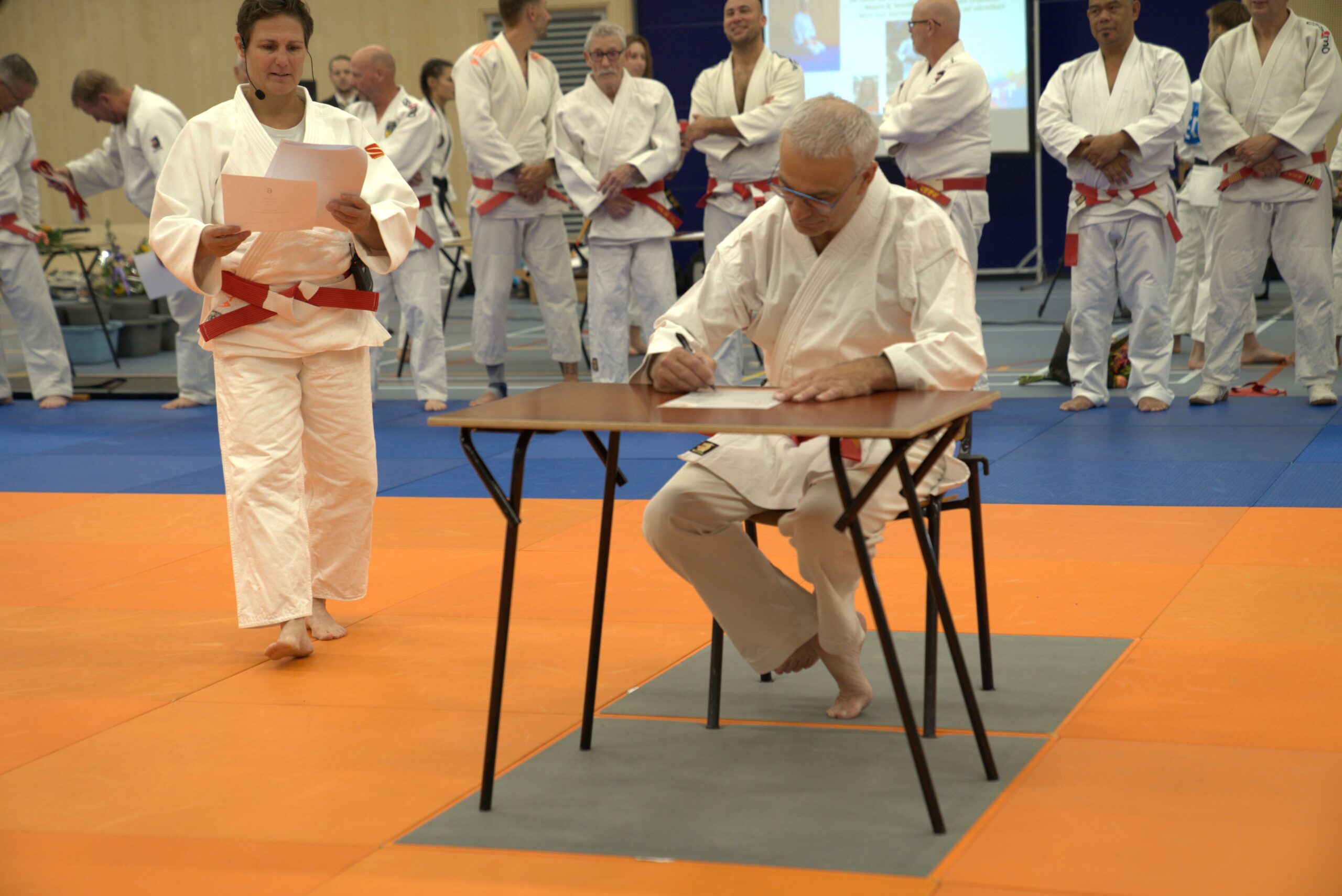 7e dan Jiu Jitsu promotie voor Robert Takken