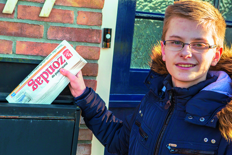 Kranten bezorgen voor spaargeld - Medemblik Actueel
