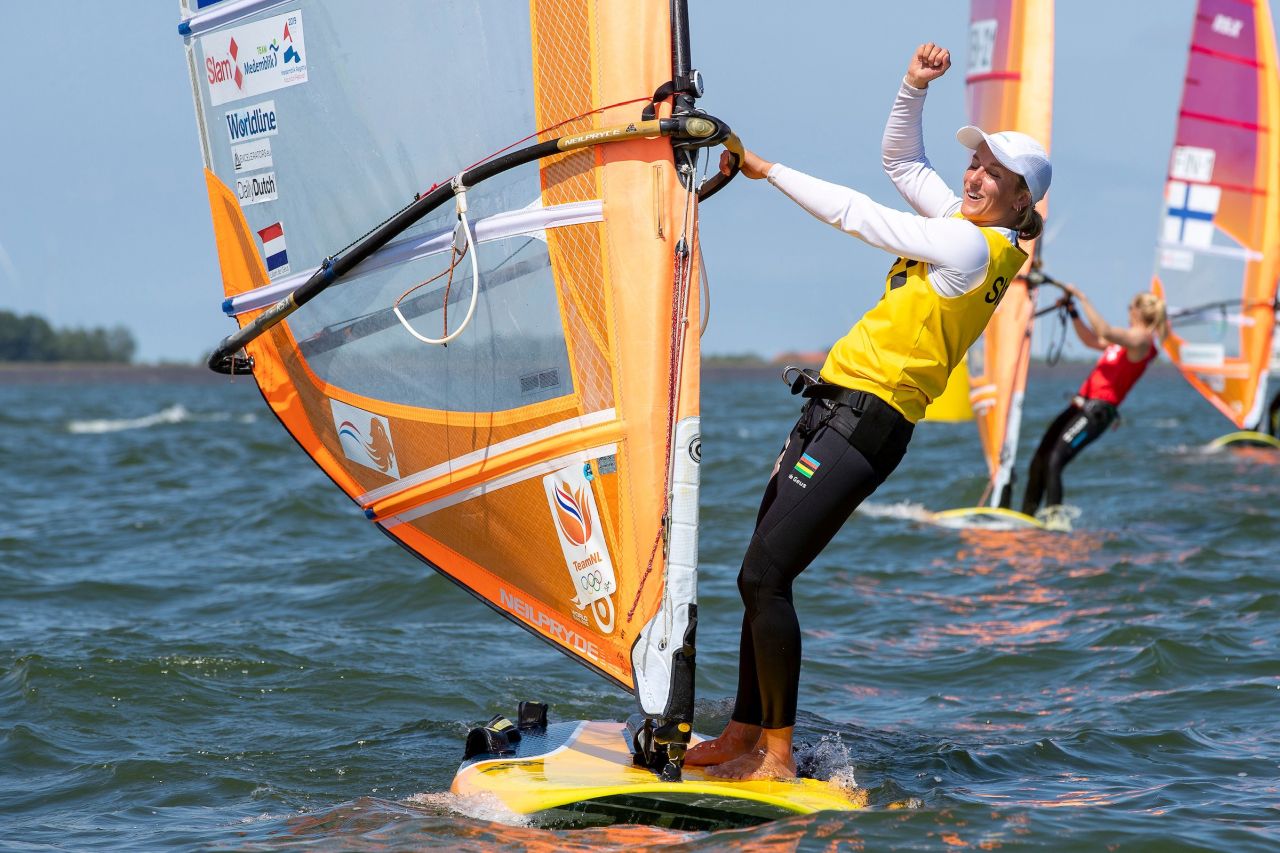 Lilian de Geus (NED), RS:X vrouwen - Foto: Sander van der Borch