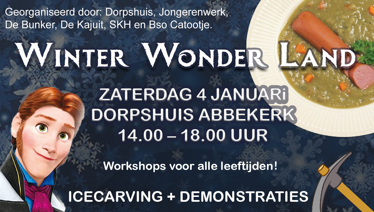 Winter WonderLand in Dorpshuis Abbekerk
