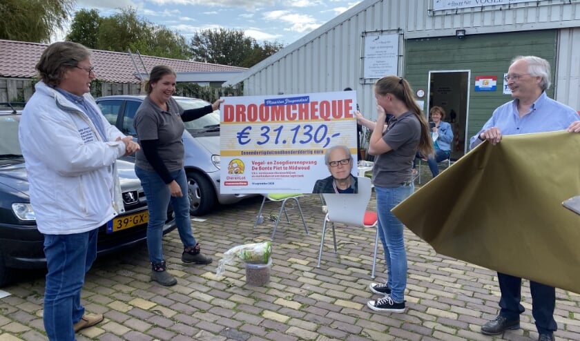 Ruim 30.000 euro voor De Bonte Piet dankzij donatie DierenLot