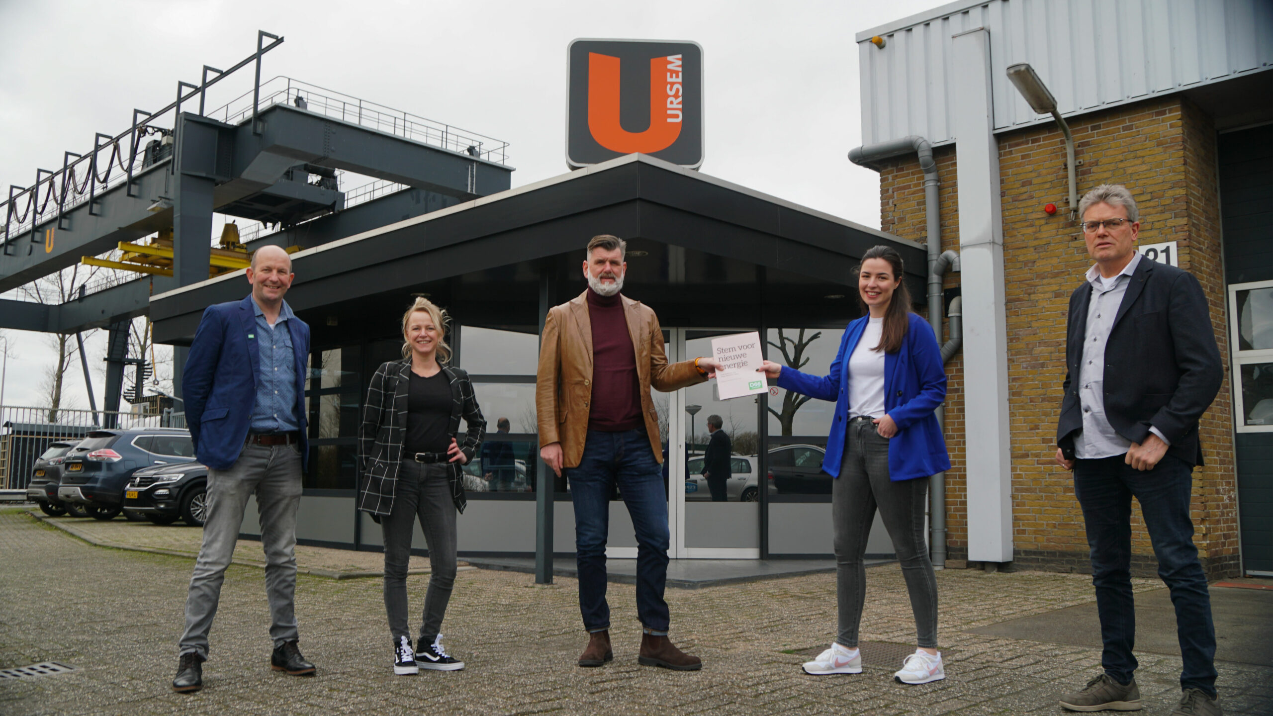 D66 presenteert verkiezingsprogramma aan Ursem Modulaire Bouw B.V.