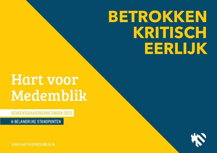 Hart Voor De Gemeente Hart voor Medemblik: Dit is onze aanpak voor de gemeente! - Medemblik